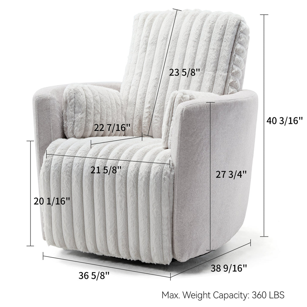 Swivel Rocking Manual Recliner