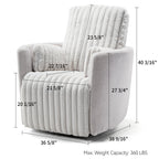 Swivel Rocking Manual Recliner