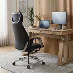 Napa Leather Executive Office Chair - Fully Adjustable
