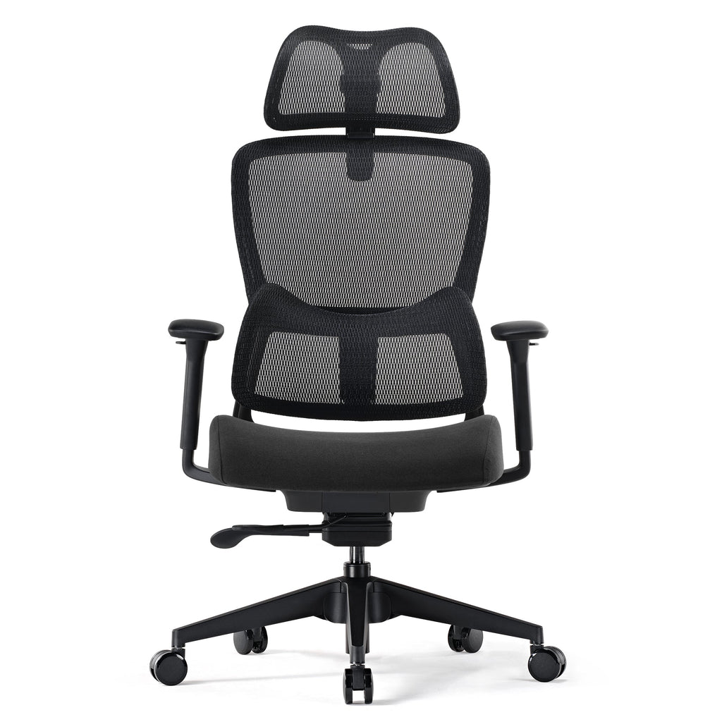 Ergonomic Office Chair - 3D Adaptive Lumbar Support Adjustable