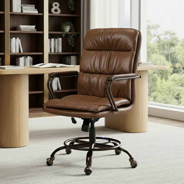 PU Leather Home Office Chair