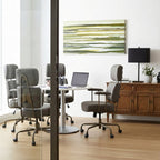 High Back Office Chair - Ultra Soft Cushion Adjustable