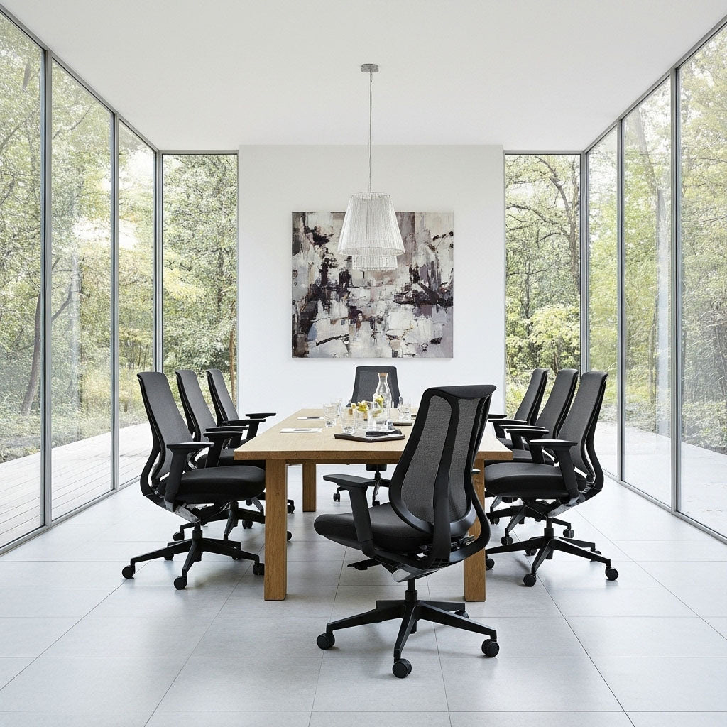 Ergonomic Office Chair - Mesh Modern Silhouette Smart Adjustability