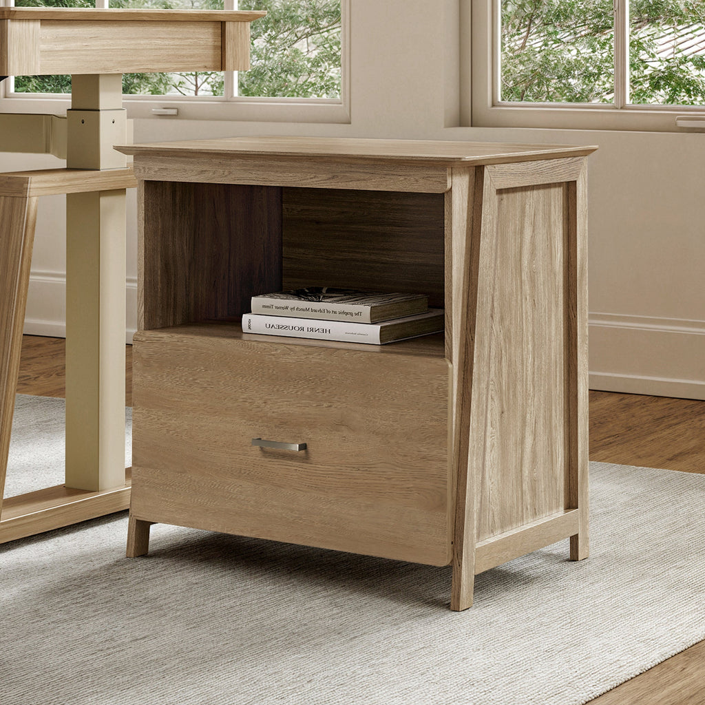 29'' Display File Storage Cabinet, Oak