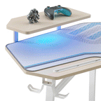 Wing-Shaped Studio Desk (73x23)