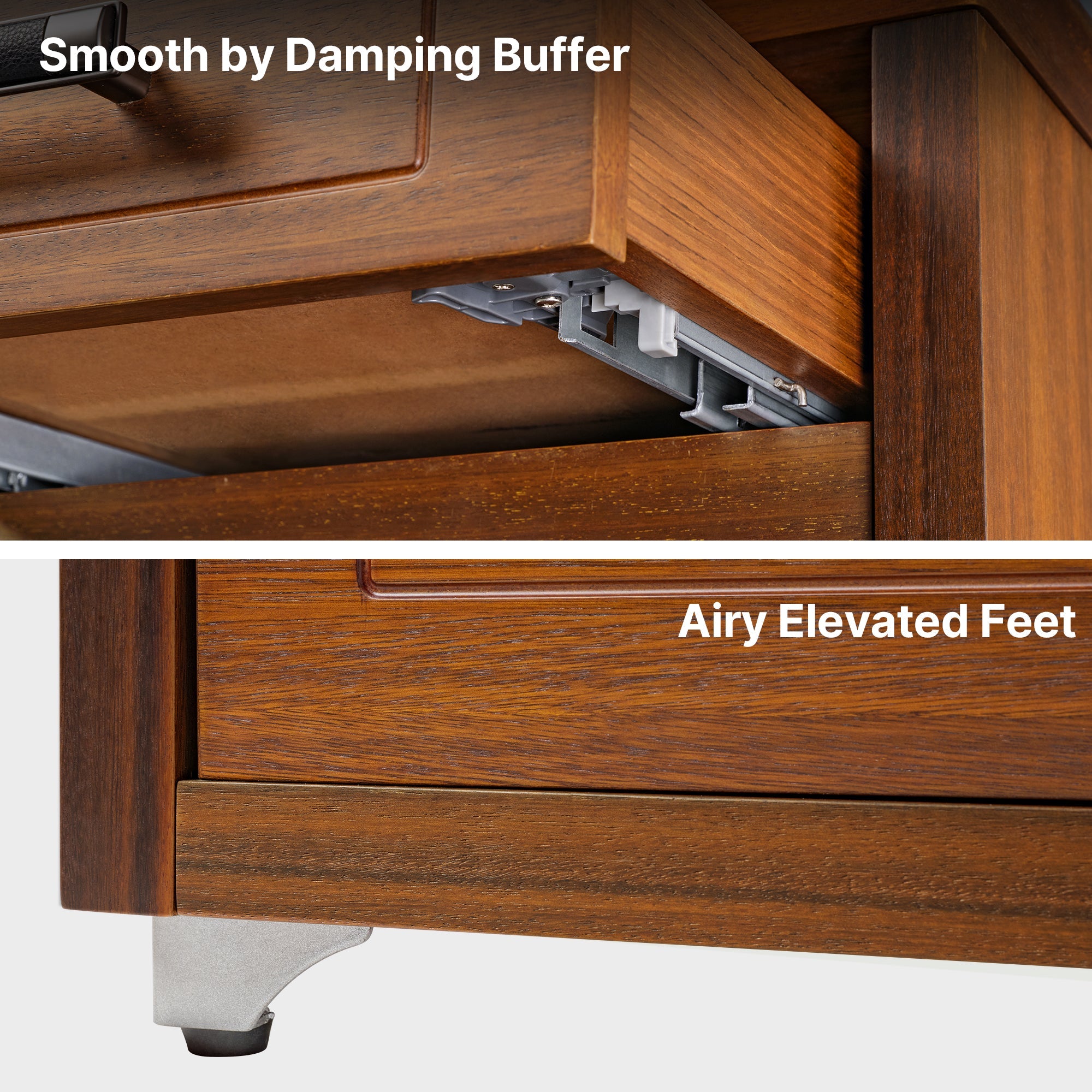 29'' Display File Storage Cabinet, Dark Walnut