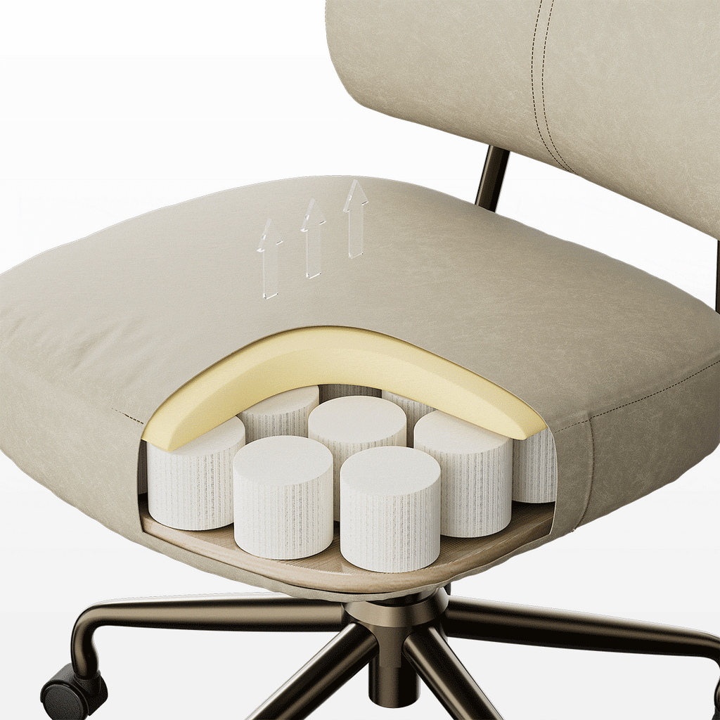 High Back Office Chair - Ultra Soft Cushion Adjustable