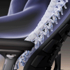 Dynamic Ergonomic Office Chair with Chip-Controlled Adaptive Backrest