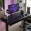Electric Standing Desk with Wireless Charging and USB Hub, White