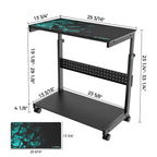 Mobile Height Adjustable CPU Cart